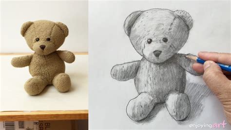teddy bear pencil drawing  getdrawings