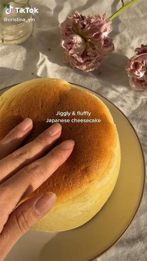 Easy Japanese Fluffy Jiggly Cheesecake Recipe Food Tiktok ドーナツ 2020