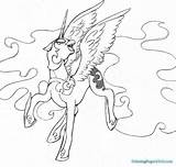 Moon Nightmare Coloring Pony Little Pages Mlp Luna Drawing Lineart Night Color Getcolorings Getdrawings Deviantart Library Clipart Print Downloads Popular sketch template