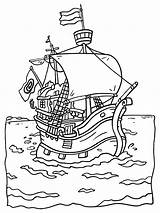 Piratenschip Piraten Schip Piraat Klaslokaalthema sketch template