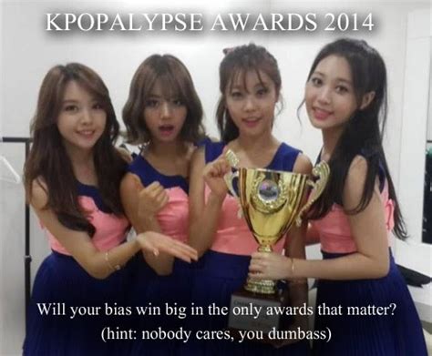 Anti Kpop Fangirl The Kpopalypse Awards 2014