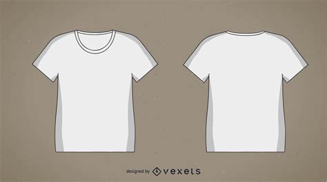 2 blank t shirt templates vector download