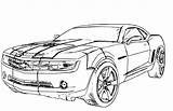 Camaro Coloring Pages Chevrolet Printable Worksheets K5 sketch template