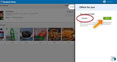 dominos coupon codes offers flat   today