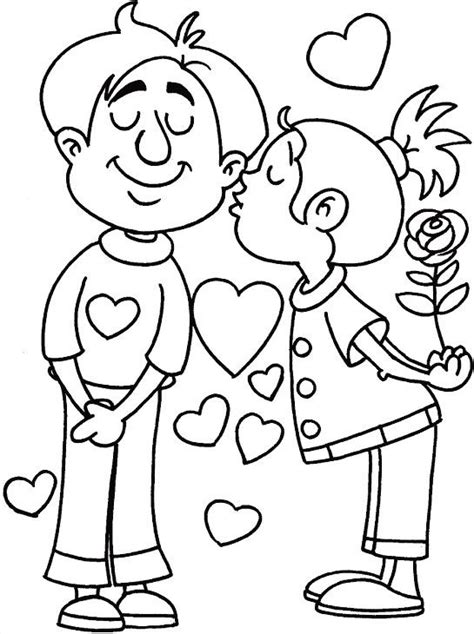 kiss coloring pages color info