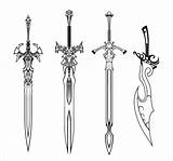 Sword Sketch Drawing Deviantart Drawings Swords Fantasy Weapons Sketches Draw Anime Tattoo Weapon Great Tattoos Choose Board Visit Drawn Sa sketch template
