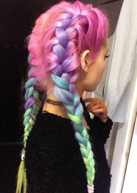 gorgeous rainbow hairstyles hair color trends  styles weekly