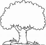 Tree Coloring Family Colorluna Clipart sketch template