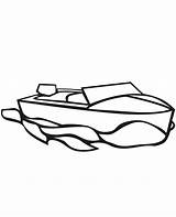 Boat Coloring Motor Pages Getdrawings sketch template