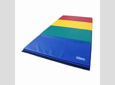 8ft Rainbow Gymnastics Mat Folding Gym Panel Tumble Mat 1 3 8 Firm