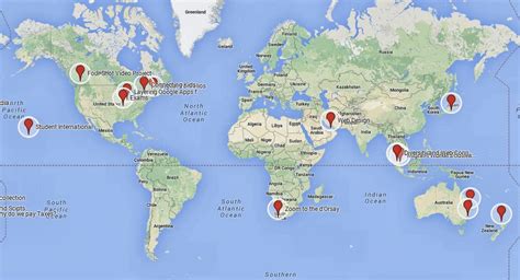 google world map jascollege
