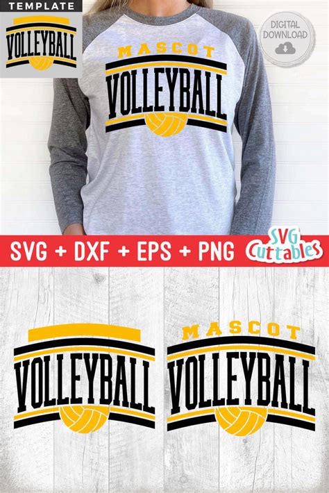volleyball template  svg cut file svgcuttablefiles
