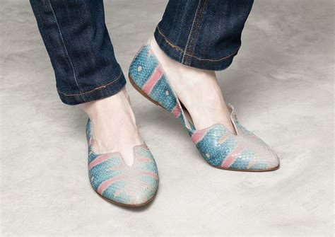 grace rettile azzurro mules slippers flats fashion loafers slip ons moda fashion styles