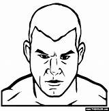 Coloring Mma Fighter Tito Pages Ortiz Ufc Famous Fighters Martial Mixed Arts Thecolor sketch template