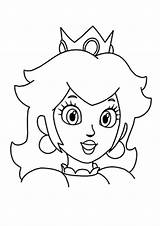 Peach Princess Draw Coloring Drawing Mario Drawings Step Princesa Nintendo Pages Sketch Cartoon Printable Daisy Disney Cute Super Rosalina Lines sketch template