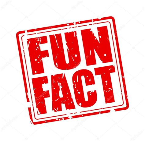 fun fact red stamp text stock vector image  cpockygallery