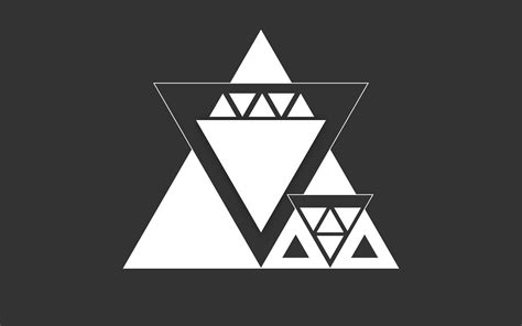 triangle vector monochrome minimalism graphic design digital art