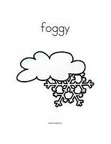 Foggy Coloring Change Template sketch template