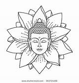 Buddha Coloring Pages Mandala Buddhist Tattoo Lotus Head Printable Dragon Drawing Outline Print Getdrawings Getcolorings Vector Fun Colorings Color Preview sketch template