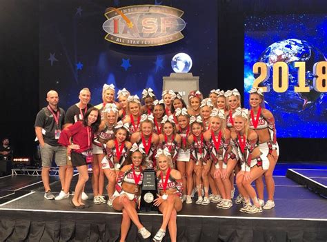 cheerleading worlds 2018 small all girl 5 silver champion woodlands