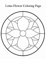 Mandala Lotus Flower Coloring Stained Glass Patterns Pattern Designs Easy Pages Color Religions Flowers Kids Mosaic Kidsplaycolor Projects Choose Board sketch template