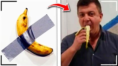 R Madlads Man Eats 120 000 Banana Art Youtube