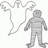 Ghost Coloring Pages Mummy Print Halloween Ghosts Printable Kids Ghostbusters Color Penguins Pittsburgh Cute Template Templates Simple Ghouls Clip Bat sketch template