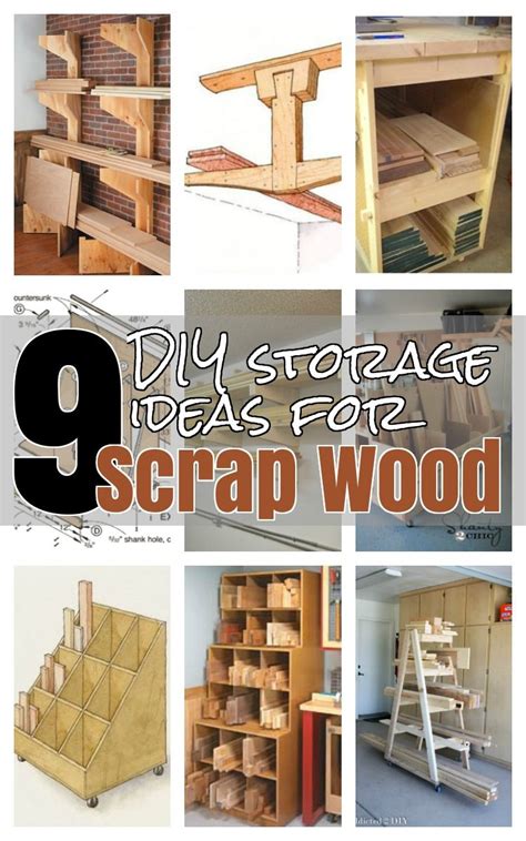 diy ideas  wood storage scrap wood projects lumber