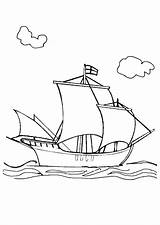 Bateau Barcos Navire Mats Velieri Bateaux Coloriages Voilier Barco Caravela Ulysse Navios Voile Pirate Barche Trois Disegni Bambini Navio Iates sketch template