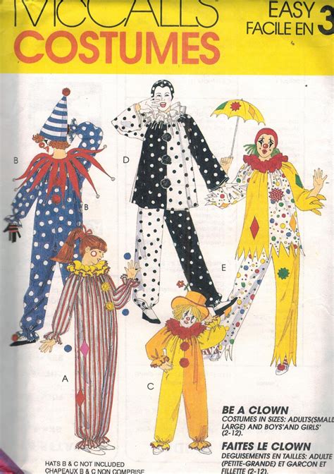 clown costumes patterns  patterns