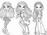Coloring Bratz Pages Girls Fashion Print Printable Yasmin Baby Colouring Babyz Brats Kidz Popular Book Getcolorings Clothes Getdrawings Color Coloringhome sketch template