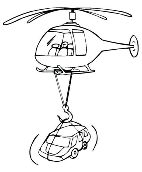 helicopter coloring pages   children coloringfoldercom cars