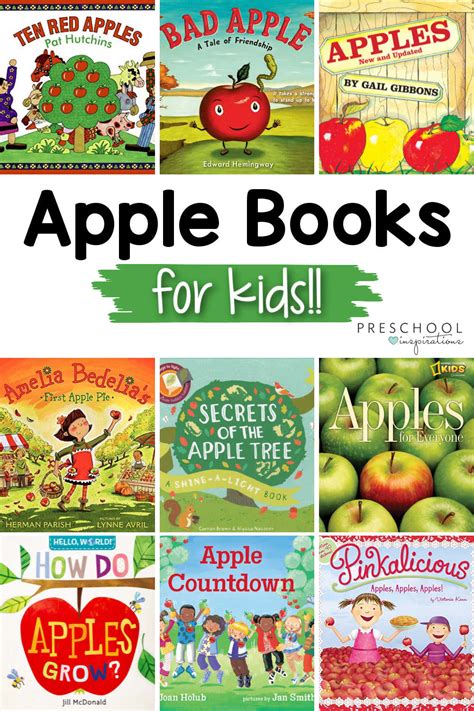 wonderful apple books  kids preschool inspirations