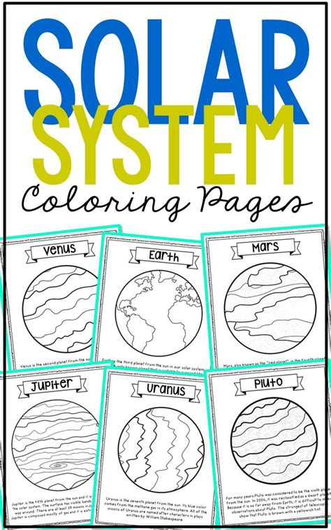 dwarf planets coloring page