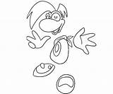 Rayman Legends sketch template