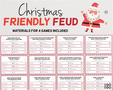 printable christmas family feud game printable world holiday