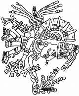 Coloring Aztec Calendar Getdrawings sketch template