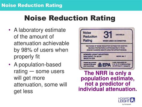 noise reduction rating nrr powerpoint