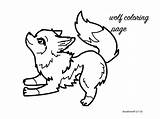 Coloring Pages Wolf Baby Cute Color Printable Getcolorings Anime Print Animal Choose Board sketch template
