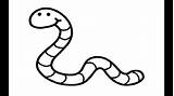 Worm Worms Earthworm sketch template