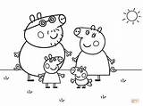 Pig Peppa Pages Printable Coloring Colouring Library Clipart sketch template