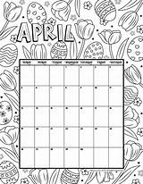 Calendar April Coloring Printable Kids Pages Activities Easter Colouring Blank Monthly Woo Jr Print 2021 Adults Choose Board Woojr Template sketch template