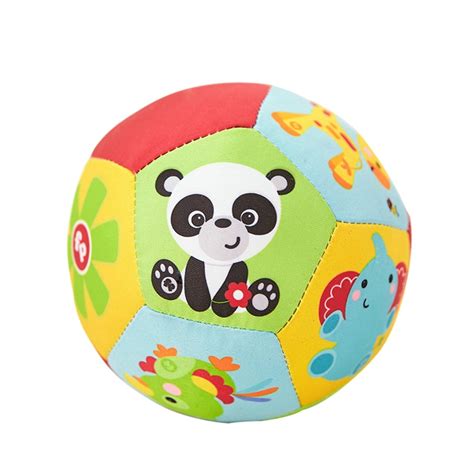baby balls cute animal print small colorful soft ball early learning