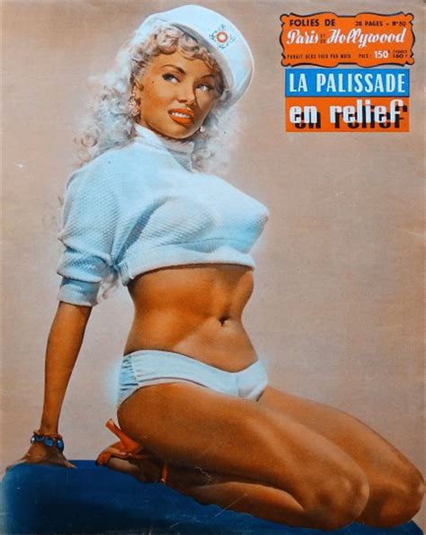 pulp international cover and interior page from folies de paris et de hollywood 1956