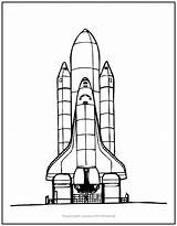 Shuttle Spaceship Ufo Rockets Printitfree Webstockreview sketch template
