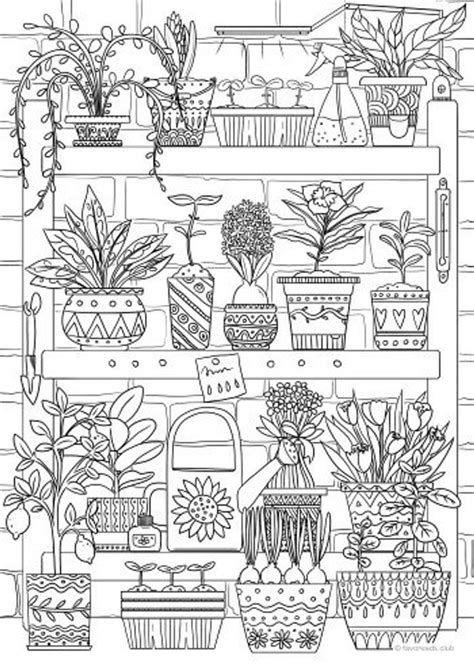aesthetic coloring page   plant  learning thanksgiving