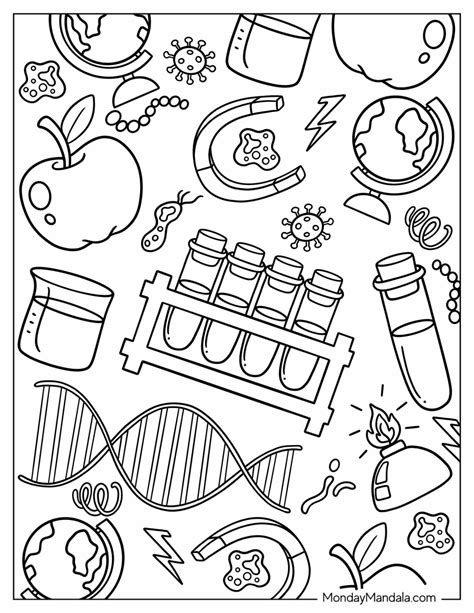 science coloring pages   printables