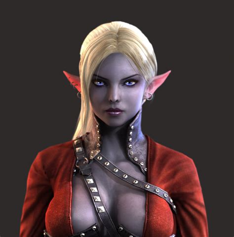 Dark Elf Assassin Realtime Character