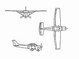 172 Drawing Cessna Sketch Drawings Template sketch template