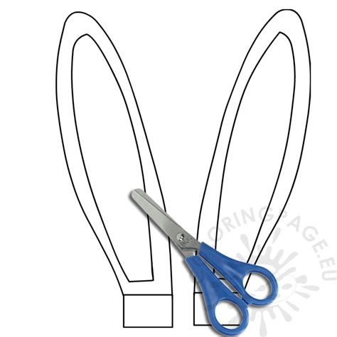 donkey ears template printable coloring page